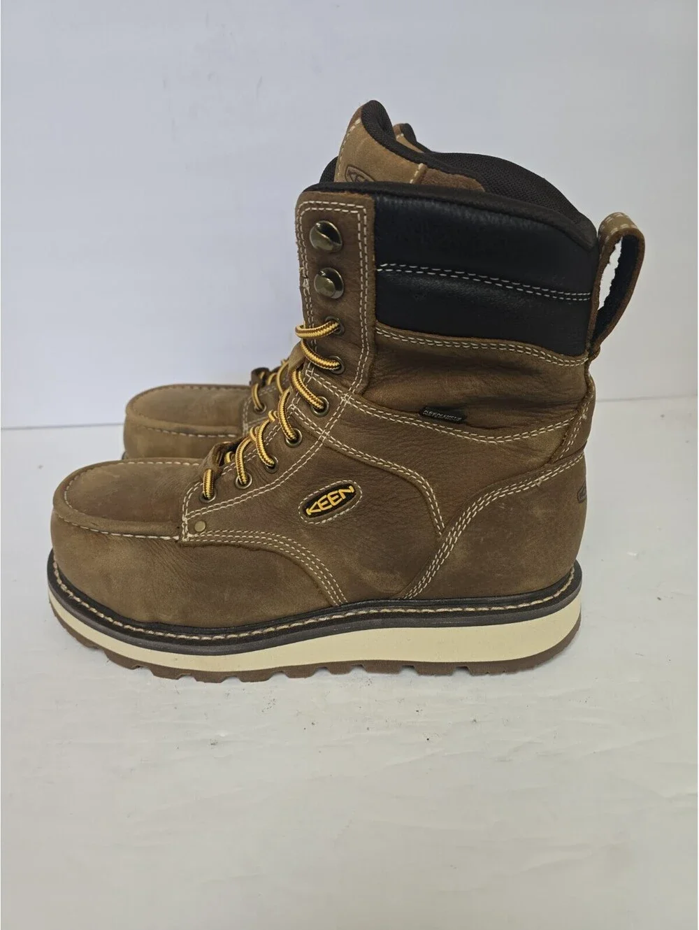 KEEN Men's 8 Inch Cincinnati Composite Toe Waterproof 1025690 Work Boot 8D